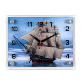 Часы настенные Рубин Корабль 2026-249
